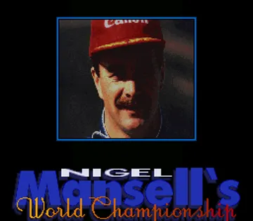 Nigel Mansell's World Championship Racing (USA) screen shot title